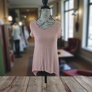 Acemi Light‎ Pink Short Sleeve Top